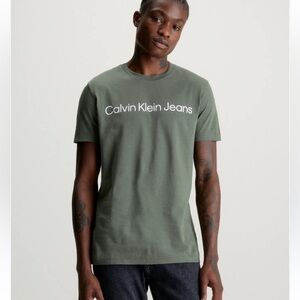 Calvin Klein Jeans Logo Tee - Green